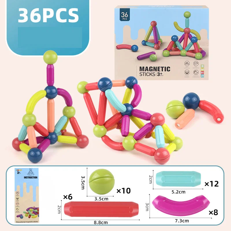 Juego de bloques de contrucción Magnetico